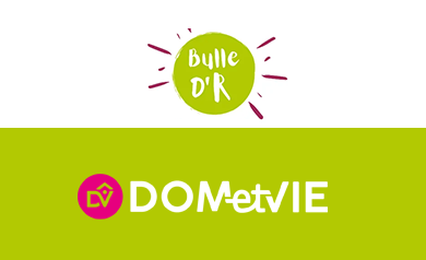 Logo DomEtVie et Bulle d'R