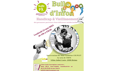 affiche bulle d'r, bulle d'info handicap et vieillissement 