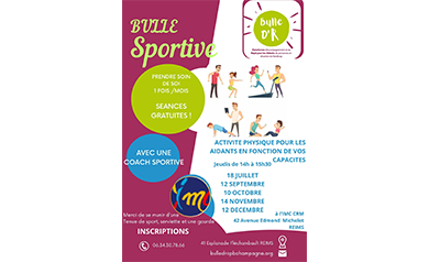 Affiche Bulle Sportive