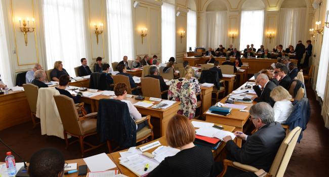 Conseillers départementaux de la Marne en session