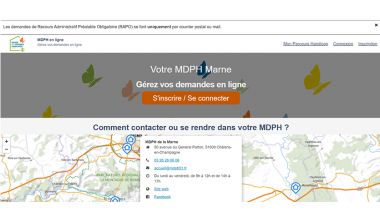 Site internet MDPH en ligne